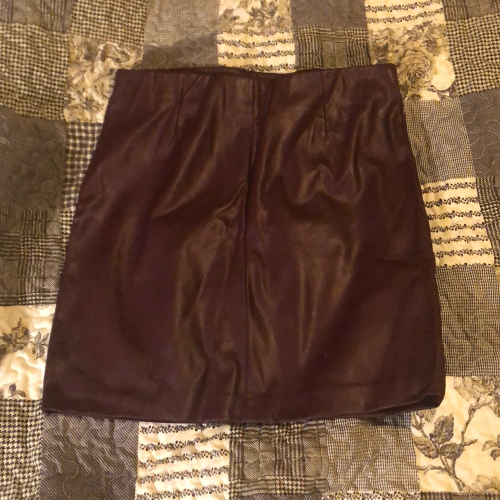 Pleather Skirt